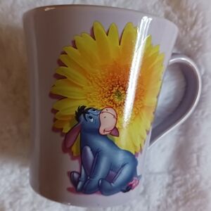 EUC Disney Store Eeyore Sunflower Coffee Cup Mugs 109